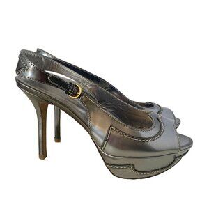 Sergio Rossi  sling back peep toes stilettos shoes Women 36